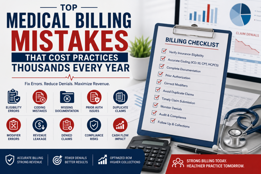 Top Medical Billing Mistakes That Cost Practices Thousands Every Year